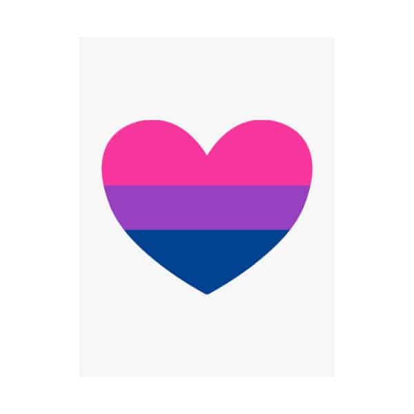 Bisexual Heart Matte Vertical Posters - Image 290