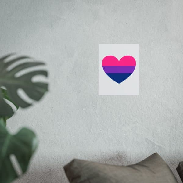 Bisexual Heart Fine Art Posters - Image 2