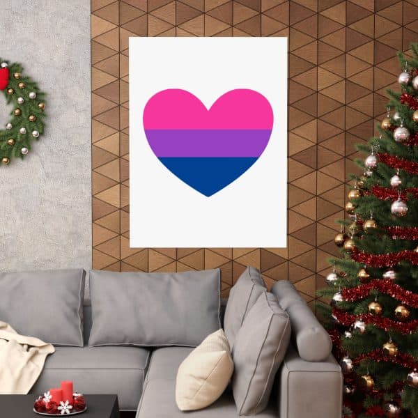Bisexual Heart Matte Vertical Posters - Image 292