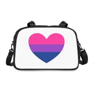 Bisexual Heart Fitness Handbag