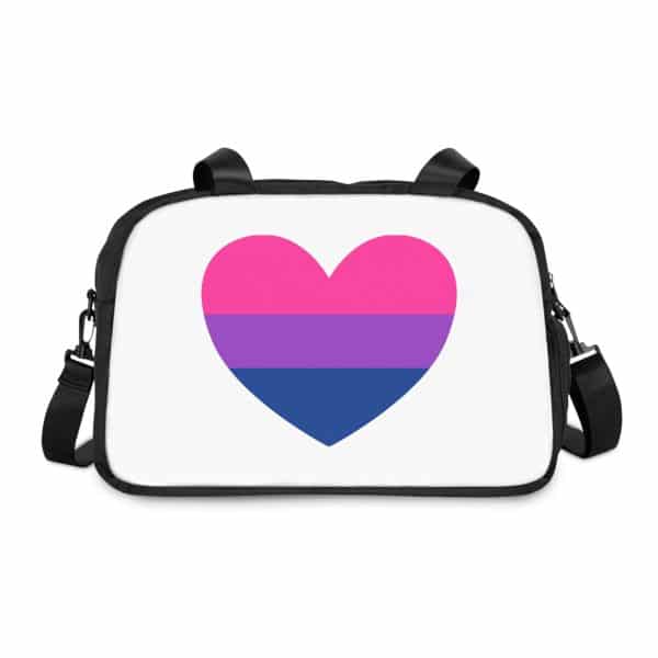 Bisexual Heart Fitness Handbag