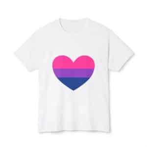 Bisexual Heart Unisex HD Cotton™ T-shirt