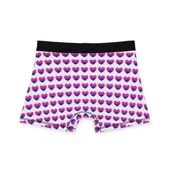 Bisexual Heart Men's Boxers (AOP) - Image 2