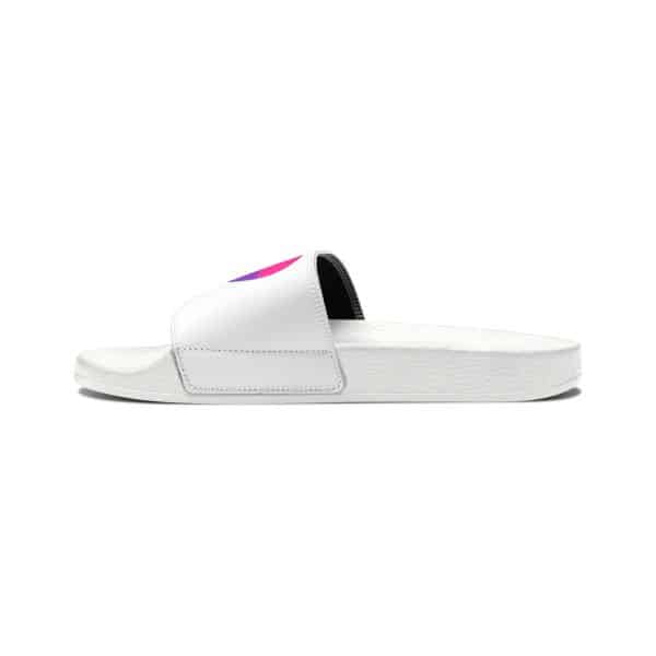 Bisexual Heart Men's Removable-Strap Sandals - Image 4