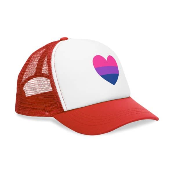 Bisexual Heart Mesh Cap - Image 7
