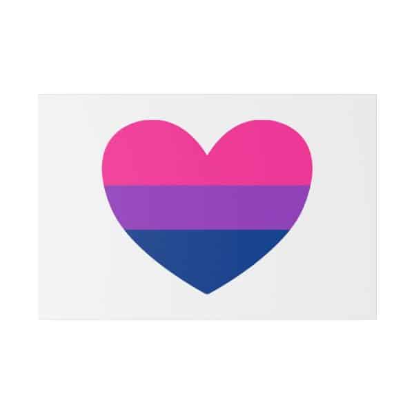 Bisexual Heart Matte Canvas, Stretched, 0.75" - Image 21