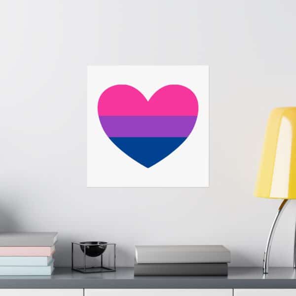 Bisexual Heart Matte Vertical Posters - Image 112