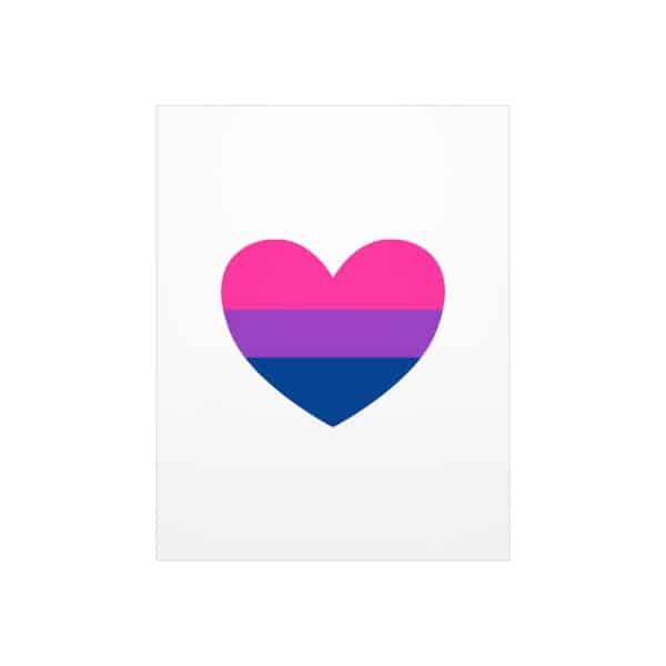 Bisexual Heart Foam Board - Image 37