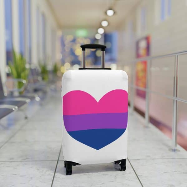 Bisexual Heart Luggage Cover - Image 8