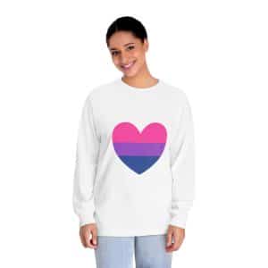 Bisexual Heart Unisex Classic Long Sleeve T-Shirt