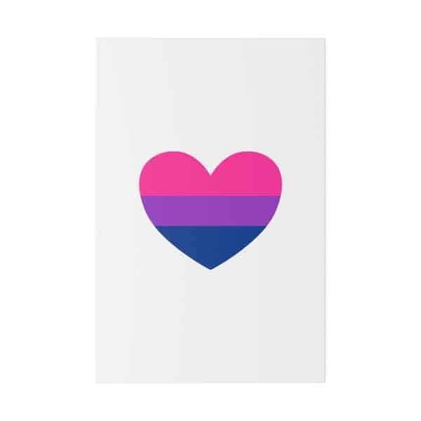 Bisexual Heart Matte Canvas, Stretched, 0.75" - Image 69