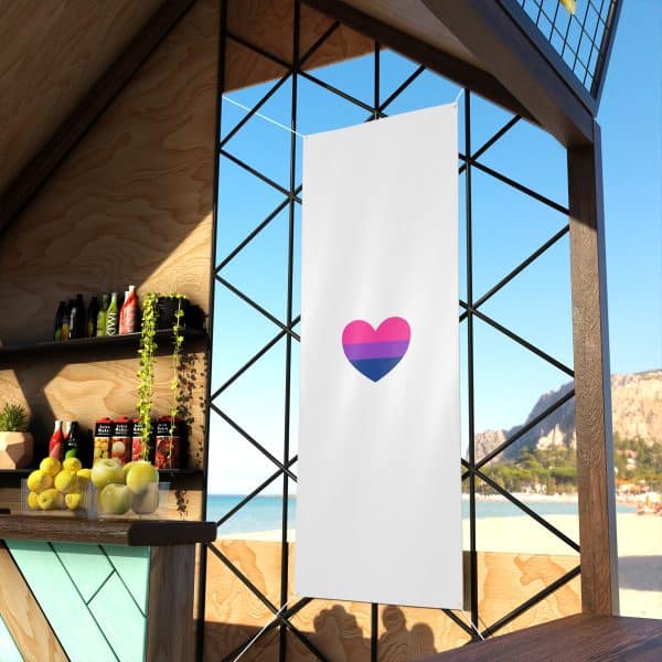 Bisexual Heart Matte Banner - Image 42