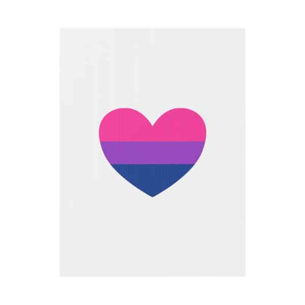 Bisexual Heart Plastic Yard Sign - Image 25