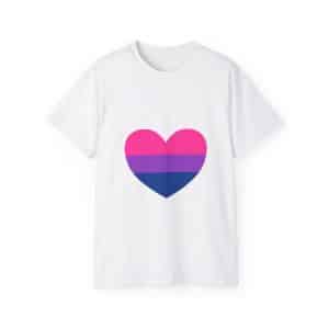 Bisexual Heart Unisex Ultra Cotton Tee