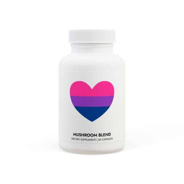 Bisexual Heart Mushroom Blend Supplement (60 Capsules)