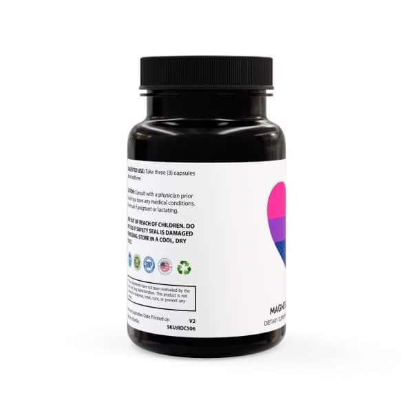 Bisexual Heart Magnesium Zinc Supplement (90 Capsules) - Image 2