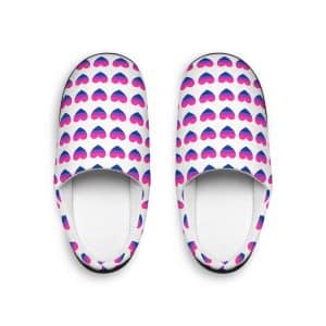 Bisexual Heart Men's Indoor Slippers