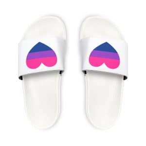 Bisexual Heart Men's Removable-Strap Sandals