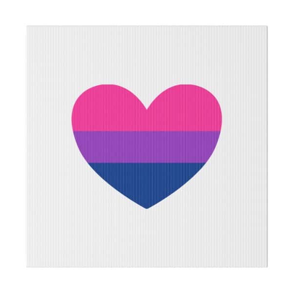 Bisexual Heart Matte Canvas, Stretched, 0.75" - Image 151