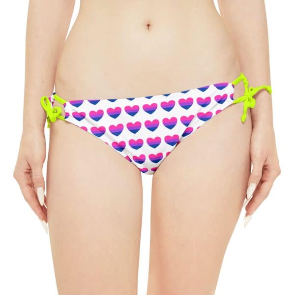 Bisexual Heart Loop Tie Side Bikini Bottom (AOP) - Image 15