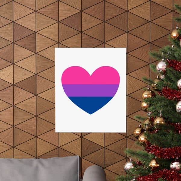 Bisexual Heart Matte Vertical Posters - Image 84