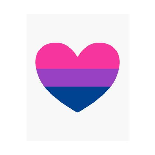 Bisexual Heart Matte Vertical Posters - Image 26