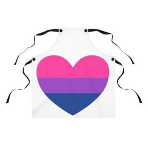 Bisexual Heart Apron (AOP)