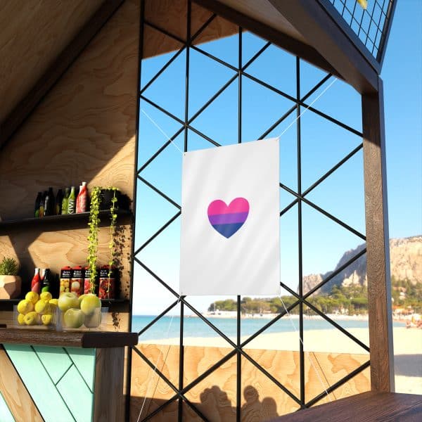 Bisexual Heart Matte Banner - Image 36