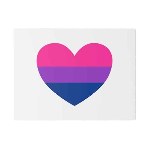Bisexual Heart Matte Canvas, Stretched, 0.75" - Image 25