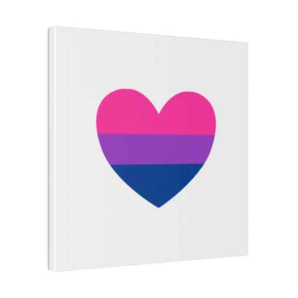 Bisexual Heart Matte Canvas, Stretched, 0.75" - Image 152