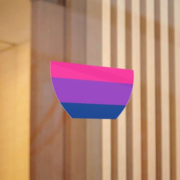 Bisexual Heart Die-Cut Stickers, (DTF) - Image 54