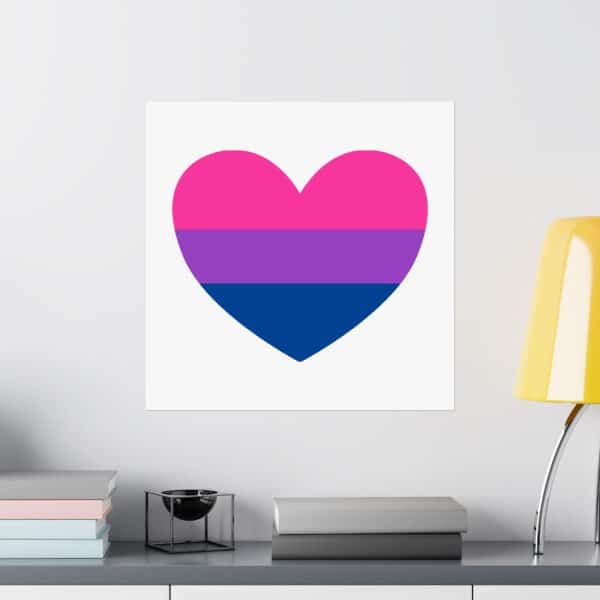 Bisexual Heart Matte Vertical Posters - Image 120
