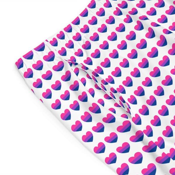 Bisexual Heart Men's Board Shorts (AOP) - Image 40