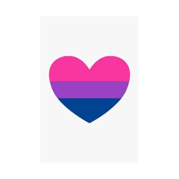 Bisexual Heart Matte Vertical Posters - Image 2