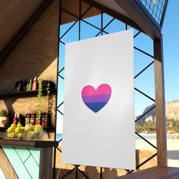 Bisexual Heart Matte Banner - Image 48