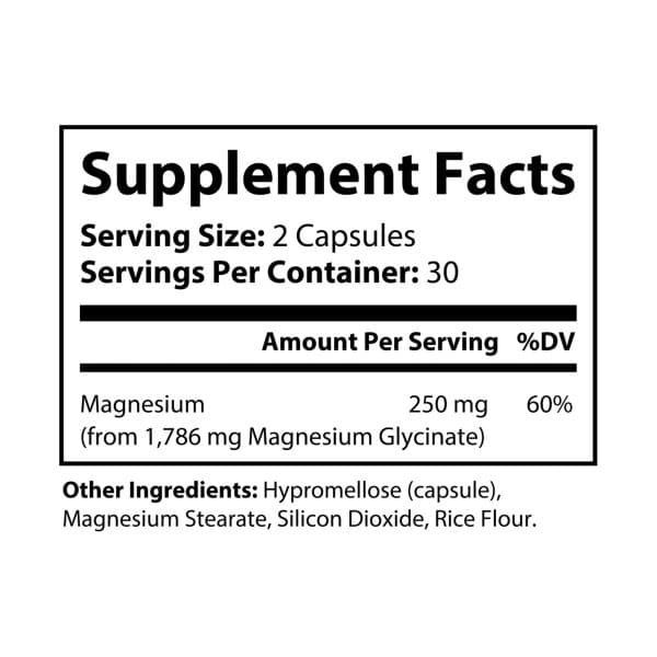 Bisexual Heart Magnesium Glycinate Supplement (60 Capsules) - Image 7