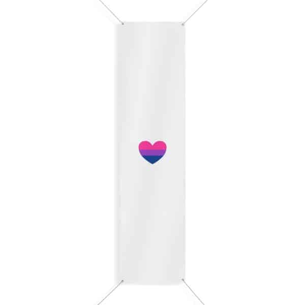 Bisexual Heart Matte Banner - Image 31