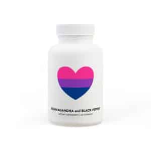 Bisexual Heart Ashwagandha and Black Pepper Supplement (60 capsules)