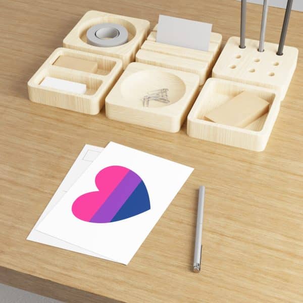 Bisexual Heart Fine Art Postcards - Image 10