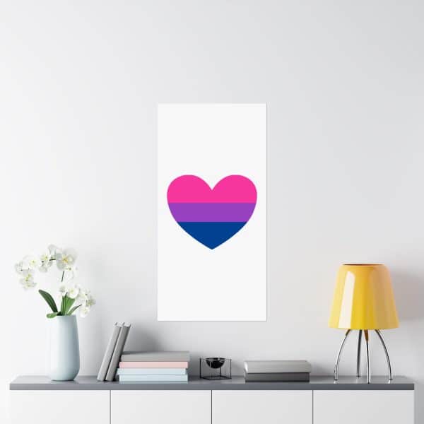 Bisexual Heart Matte Vertical Posters - Image 232