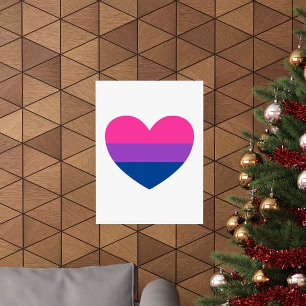 Bisexual Heart Matte Vertical Posters - Image 36
