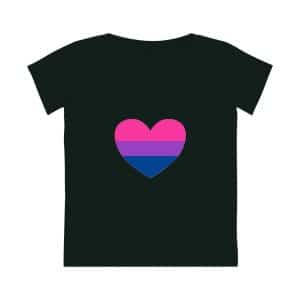 Bisexual Heart Women's Jazzer T-shirt