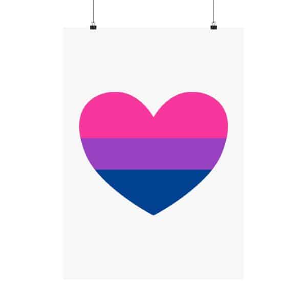 Bisexual Heart Matte Vertical Posters - Image 217