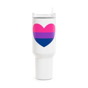 Bisexual Heart Tumbler, 40oz