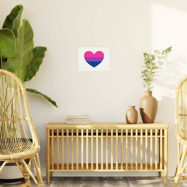 Bisexual Heart Foam Board - Image 11