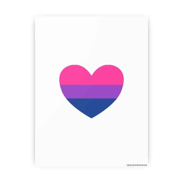 Bisexual Heart Photo Art Paper Posters - Image 22