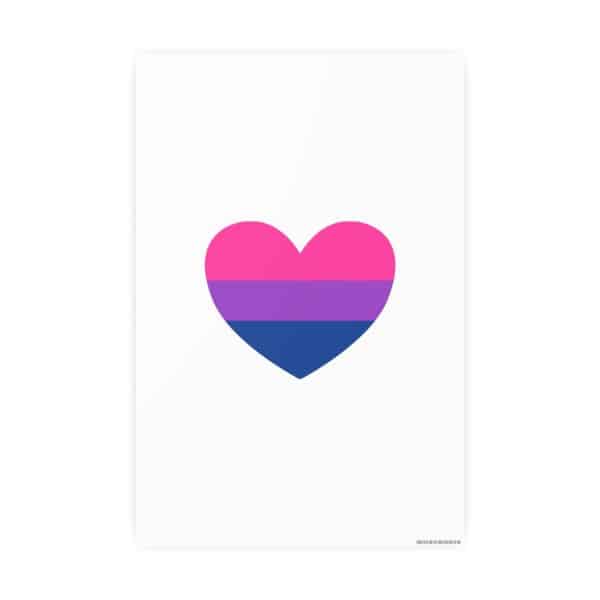Bisexual Heart Photo Art Paper Posters - Image 28