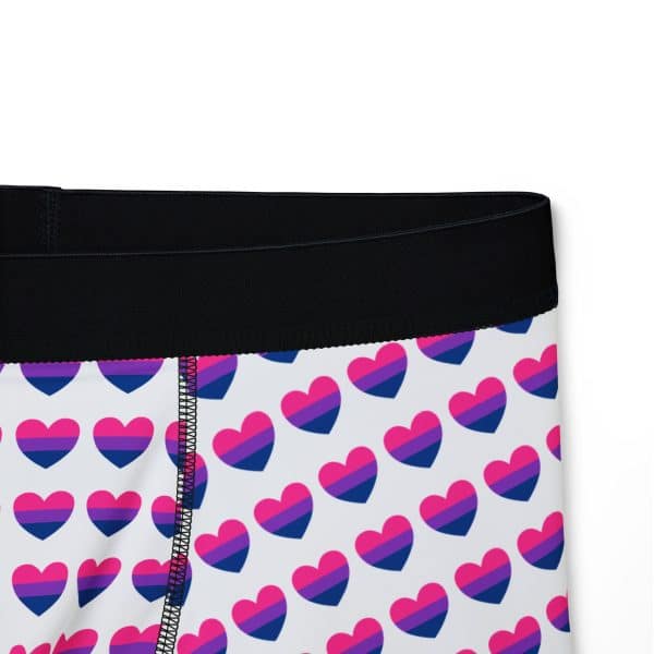 Bisexual Heart Men's Boxers (AOP) - Image 3