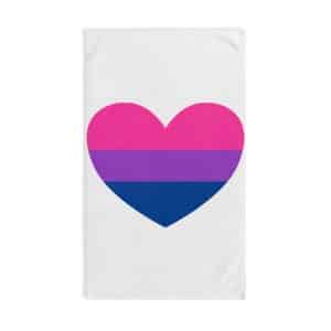 Bisexual Heart Hand Towel