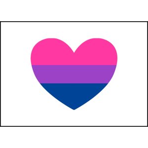 Bisexual Heart Woven Blanket